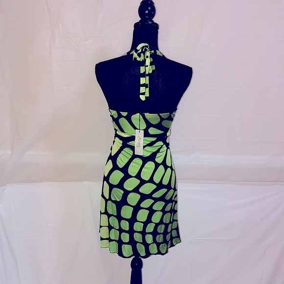 SKY Halter Top Dress 100% Silk Size Medium - Picture 4 of 10